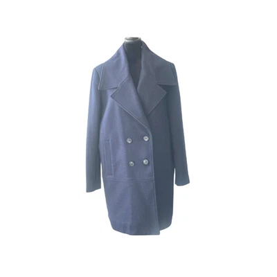 Abrigo Marc New York Andrew Marc Chaqueta Mezcla Lana Azul Marino Mujer’s Talla 8 Foto 1 de 4