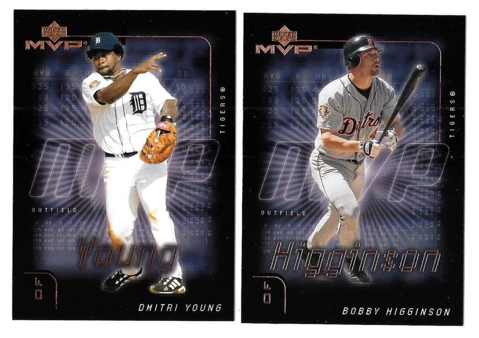 2002 Upper Deck MVP - DETROIT TIGERS Team Set - Image 1 of 1