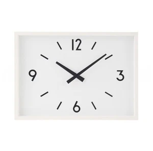 MUJI Station Wanduhr Japan Original Minimalistisches Design leises Uhrwerk weiß - Bild 1 von 7