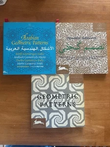 Arabian Geometric Patterns (Agile Rabbit Editions) More Islamic Designs 3 Books - Picture 1 of 5
