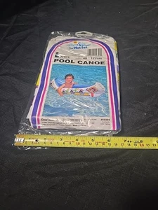 Vintage 1991 Intex The Wet Set 48” Pool Canoe Pool Float NOS - Picture 1 of 3