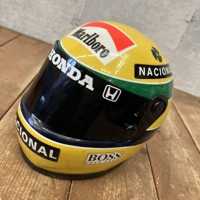 Ayrton Senna Maßstab 1/2 Vintage Helm F1 Racing Gebraucht - Bild 1 von 4