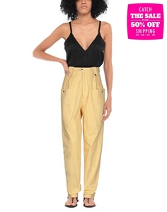 RRP€390 ISABEL MARANT YERRIS Trousers FR34 US2 UK6 XS Worn Look Pleated Zip Fly - Picture 1 of 6