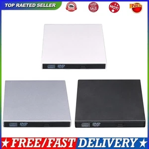 Portable CD DVD Burner USB2.0 Disk Duplicator Drive Useful for Laptop Desktop PC - Afbeelding 1 van 13