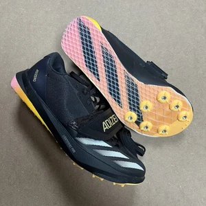 Adidas Adizero HJ/PV Triple Jump Pole Vault Black Spikes ID7254 Men's Size 4- 5w - Picture 1 of 8