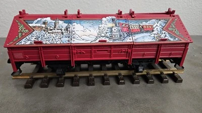 LGB LEHMANN 45110 Christmas Covered Gondola Hinge Hatch Car Opening - Image 1 of 4