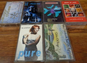 CASSETTE TAPE LOT 80S/90S ALT ROCK PRIMITIVES SUGARCUBES DARLING BUDS BOOK LOVE - Picture 1 of 5