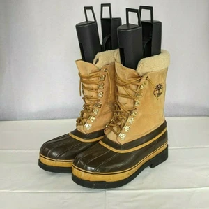 Vintage Timberland Gummi Schneestiefel Herren Größe 8 W hoch isoliert 24091 Outdoor - Bild 1 von 17