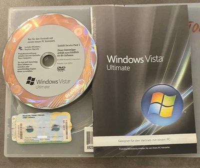 Microsoft Windows Vista Ultimate - 64 Bit - Deutsch - 66R-00841 - Bild 1 von 2