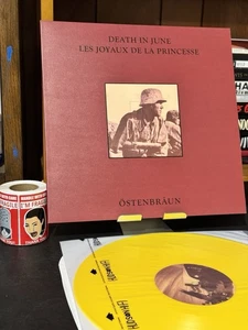 DEATH IN JUNE / LES JOYAUX DE LA PRINCESSE Ostenbraun LP NM Yellow Ltd 500 - Picture 1 of 5