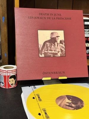 DEATH IN JUNE / LES JOYAUX DE LA PRINCESSE Ostenbraun LP NM Yellow Ltd 500 - Image 1 of 4
