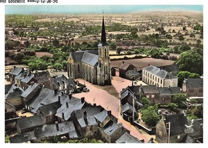 DC-BFP1-0134-53 - En avion au-dessus de SAINT-GEORGES-BUTTAVENT - L'église - Foto 1 di 2