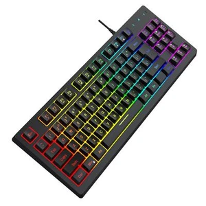 87Keys Wired Mechanical Gaming Keyboard for Office Desktop PC for Win XP 7 8 - Picture 1 of 12