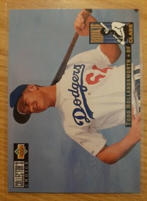 1994 COLLECTOR'S CHOICE TODD HOLLANDSWORTH ROOKIE #658 LOS ANGELES DODGERS - Image 1 of 2