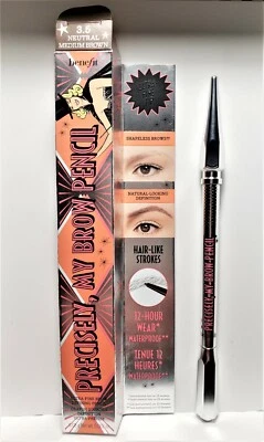 Benefit Precisely My Brow Pencil Waterproof Eyebrow Neutral Medium Brown 3.5 - Image 1 of 4