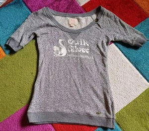Roxy By Quiksilver Speckled Grey Top - Picture 1 of 6
