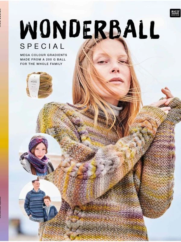 Rico Wonderball Special Knitting Pattern Design Book Yarn Wool
