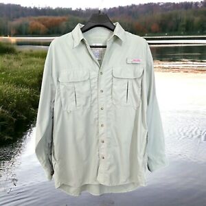 Outdoor Fishing Shirt World Wide Sportsman XXL Vented UPF Protection Long Sleeve