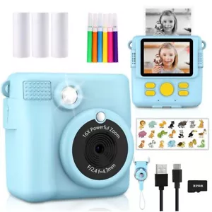 8MP 1080P HD Kinderkamera Sofortbildkamera Digitalkamera Fotokamera Geschenk DE - Bild 1 von 10