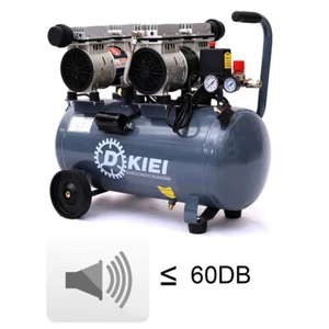 50 Litre 3.5HP Air Compressor Silent Oilless Workshop Airbrushing Paint Air Tool - Picture 1 of 9