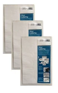 Chartpak 3-inch White Stick-on Vinyl Numbers (01176), 3 PACKS - Picture 1 of 1