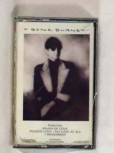T-BONE BURNETT - S/T 1986 1st US cassette SEALED Alpha Band - Picture 1 of 2