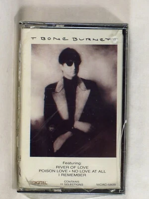 T-BONE BURNETT - S/T 1986 1st US cassette SEALED Alpha Band - Image 1 of 2