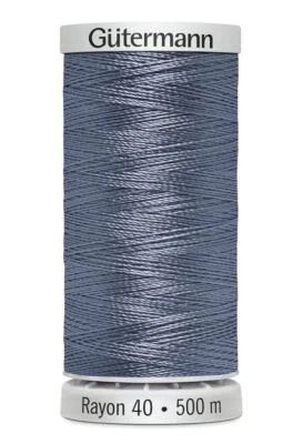 Gutermann Rayon 40 #1291 WINTER SKY, 500m Machine Embroidery Thread - Image 1 of 2