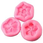 Silicone Flower Molds Silicone Pink Flower Mold  Candy Mold
