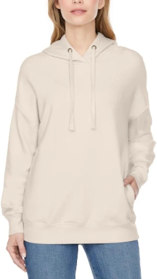 Buffalo Women Super Soft Pullover Hoodie David Bitton Clear Opal W/Side Pockets