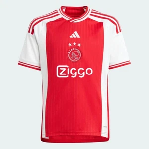 Youth Unisex Adidas Ajax Amsterdam 23/24 Home Jersey HZ7727 NWT $80 - Picture 1 of 5