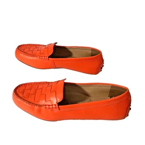 NEW DUNE LONDON WOMAN SIZE 9 M CORAL DRIVING MOCASINS - Picture 1 of 7