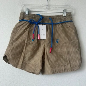 Nike X Off White Woven Shorts DN1702-247 Size XS Khaki - Picture 1 of 5