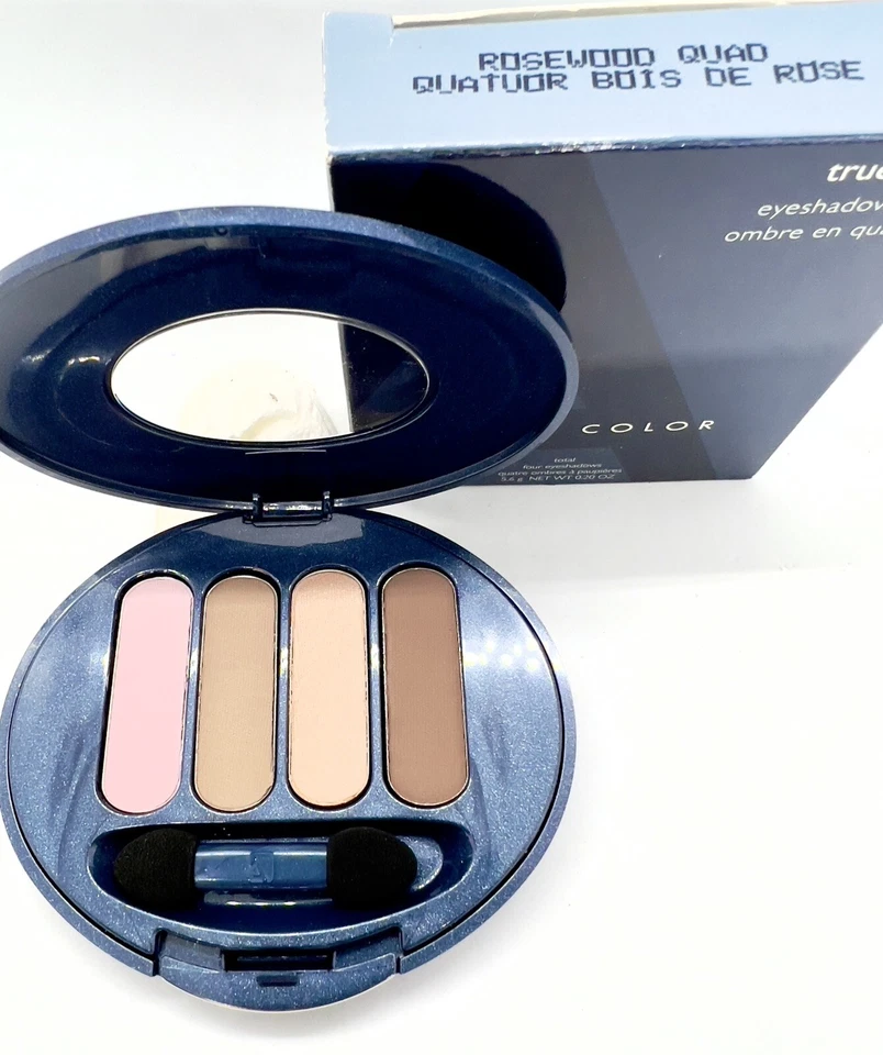 Sombra de ojos Avon True Color cuádruple palo de rosa beige clásico moca espresso Foto 1 de 1