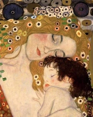 Impresión en Lienzo Giclee Gustav Klimt Tres Edades de Mujer 8x10 Bellas Artes Decoración Simbólica Foto 1 de 2