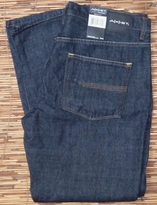 VAQUEROS DE MEZCLILLA RECTOS AXIST PREMIUM PARA HOMBRE DE AJUSTE DELGADO NEGROS ÍNDIGO 36 X 30 LISTA $55 - Imagen 1 de 5