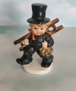 VINTAGE Goebel Figurine CHIMNEY SWEEP (Boy/Ladder) NO BOX - Picture 1 of 9