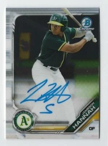 2019 Bowman Chrome #CPA-JHA Jameson Hannah Auto ~ Oakland A's - Bild 1 von 2