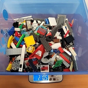 2 Pfund 10 Unzen Lego Marke Großpackung Posten gemischte Blöcke/Stücke, mehrere Farben/Größen - Bild 1 von 6
