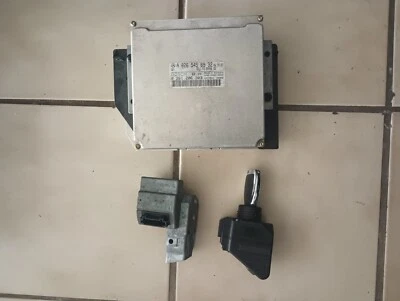 2000 Mercedes Benz CLK430 W208 ECU EIS ESP+BAS Ignition Switch and Key - Image 1 of 4
