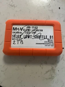 2TB LaCie Portable Rugged USB-C Hard Drive (LRD0TU6) - Picture 1 of 3