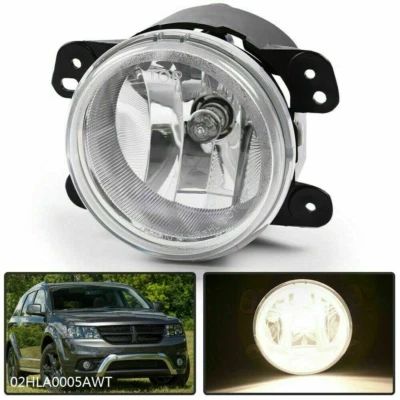 Fit For Jeep Grand Cherokee Dodge Journey Charger Left/Right Fog Light Lamp+Bule - Image 1 of 4