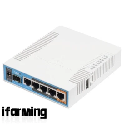 MikroTik RB962UiGS-5HacT2HnT hAP ac Router 2.4/5GHz Dual Concurrent Triple Chain - Image 1 of 2