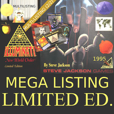 1995 ILLUMINATI LIMITED EDITION INWO - SELECT CARD MEGA LISTING Game 2/2 OOP CCG