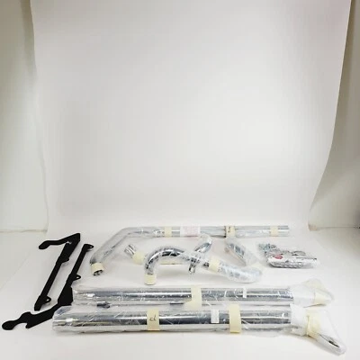 Escape Bassani cromado 36" True Dual Fishtail 2018-2019 Harley Softail FLDE FXBB Foto 1 de 4