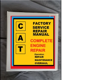 CATERPILLAR CAT 3208 Diesel Engine Service Repair Shop & TROUBLESHOOTING MANUAL - Picture 1 of 2