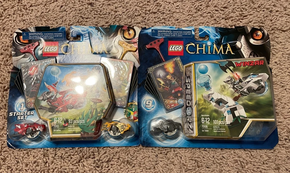 LEGO Legends of Chima Starter Set 70113 and Ice Tower #70106 Winzar - new in box - Image 1 of 1