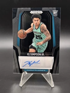 KJ Simpson Jr. 2024-25 Panini Prizm Black Rookie Auto RC Auto - Picture 1 of 2