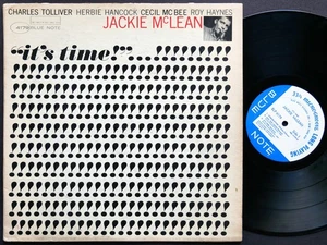 JACKIE MCLEAN It's Time! LP BLUE NOTE BLP 4179 US '65 NY EAR MONO Herbie Hancock - Picture 1 of 2