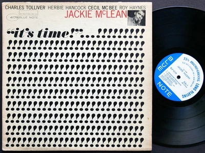 JACKIE MCLEAN It's Time! LP BLUE NOTE BLP 4179 US '65 NY EAR MONO Herbie Hancock - Image 1 of 2